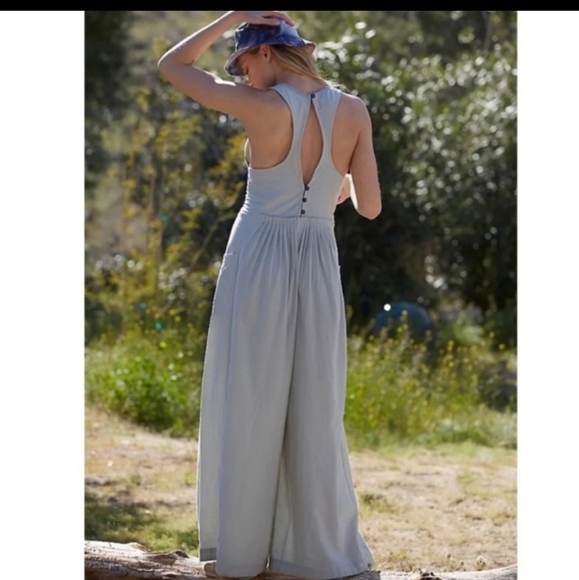 FREE PEOPLE - Next Level Wide Legs Jumpsuit - Picture 2 of 10